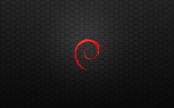 Debian Red Metal Hex