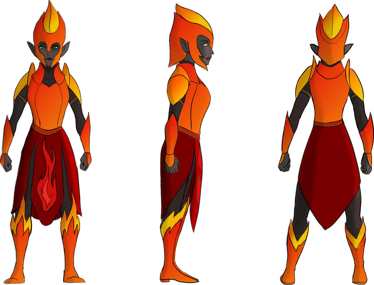 Tree Elf Fire Fire Elf by DarthCraftus on DeviantArt
