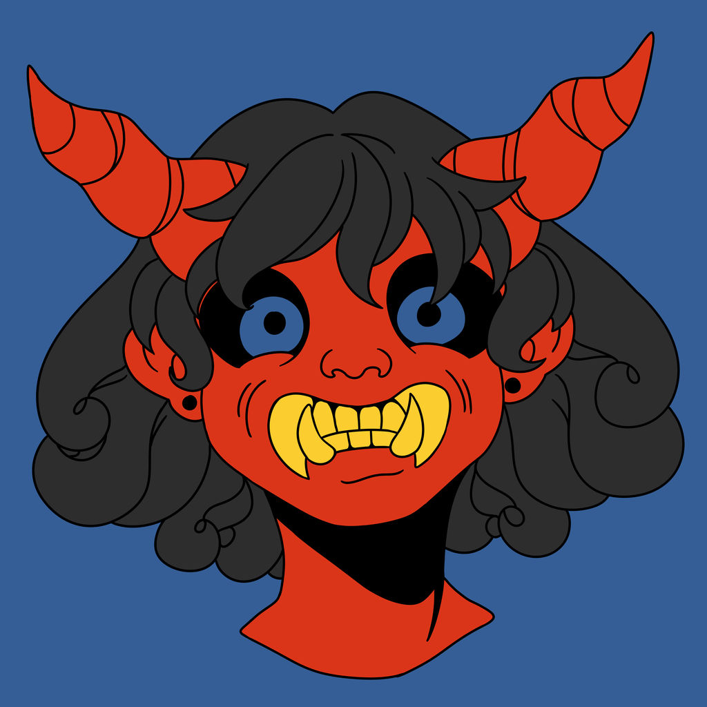 red demon by cryptidxcreature on DeviantArt