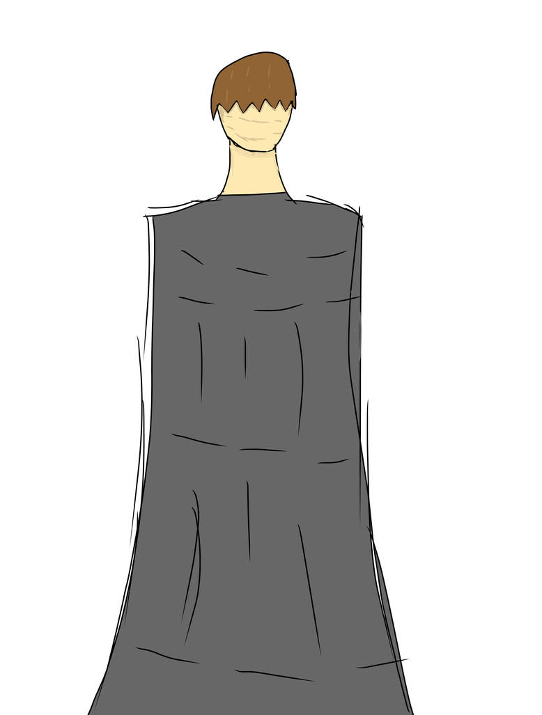Faceless guy in a cloak thing by RynSometimesDraws on DeviantArt