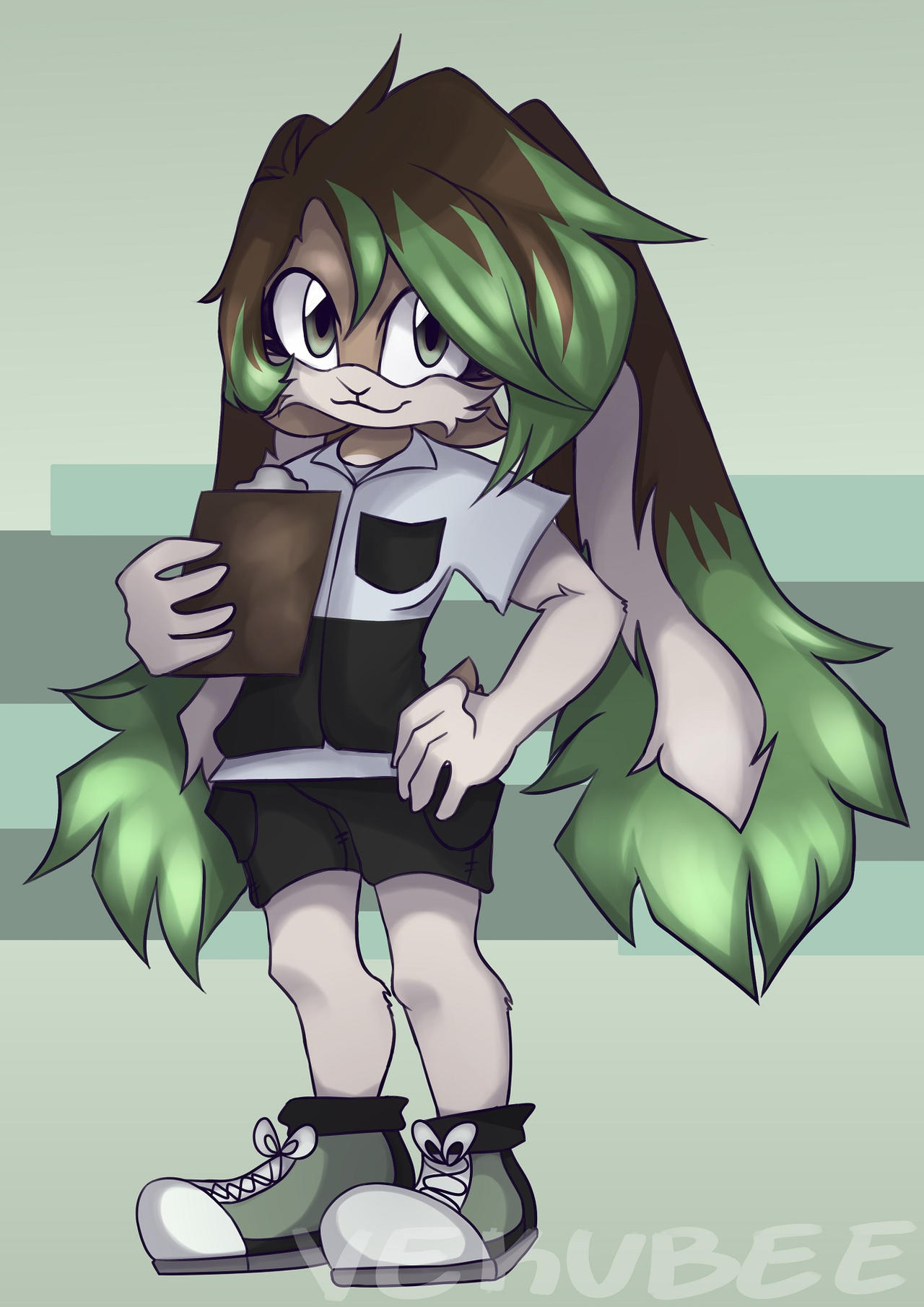 My Sonic rabbit oc by vekubee on DeviantArt