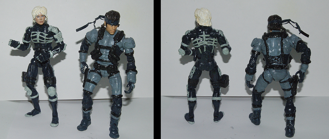 Solid Snake y Raiden Metal Gear Solid 2 Custom Fig by Davidokaiser on ...