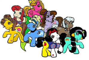 Disney Princess Little Ponies