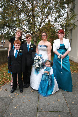 Teal Wedding Group