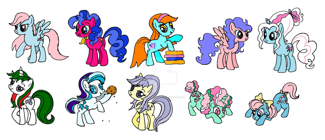 Pony Backyardigans My Little Pony Redesigns by kaoshoneybun on DeviantArt