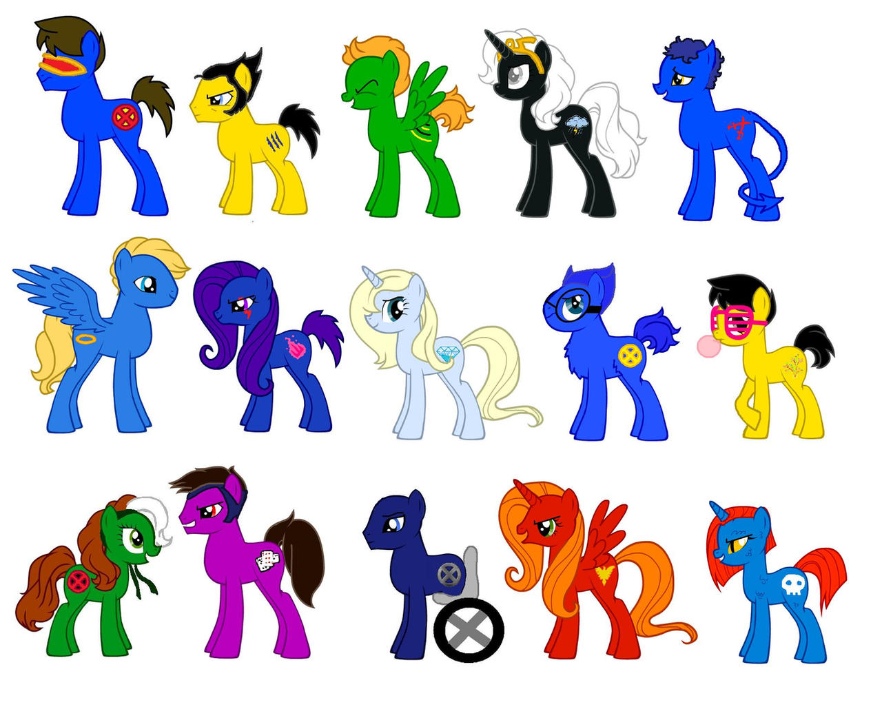 MLP FIM X-men