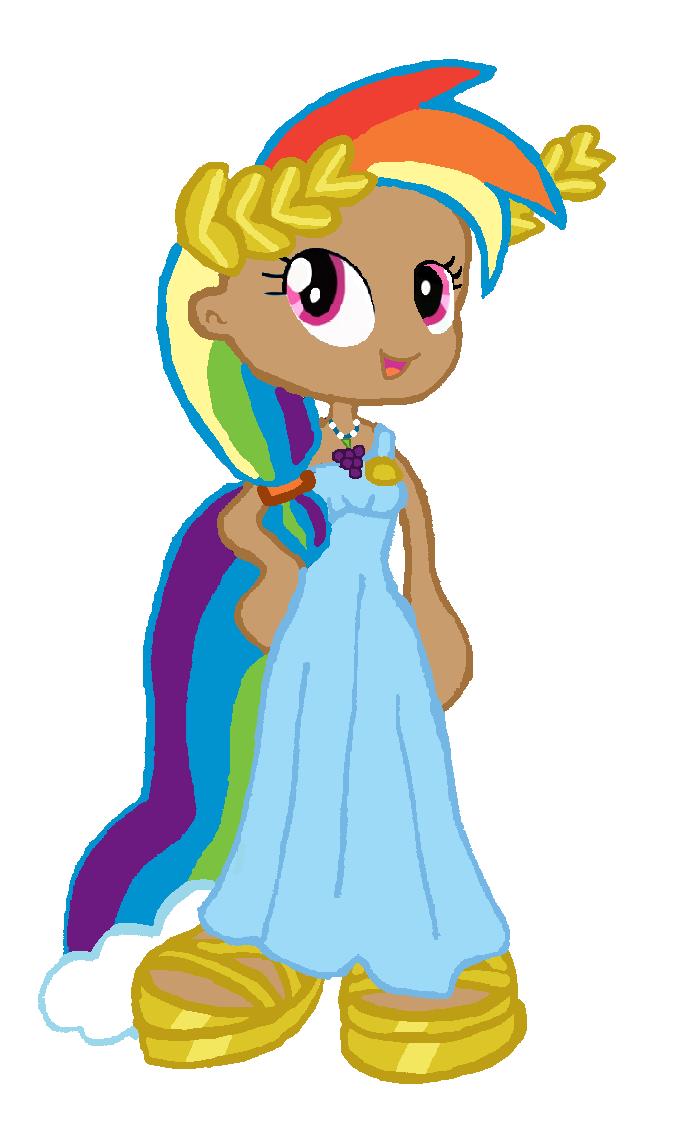 Human Gala Rainbow Dash