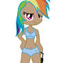 Human Rainbow Dash Bikini