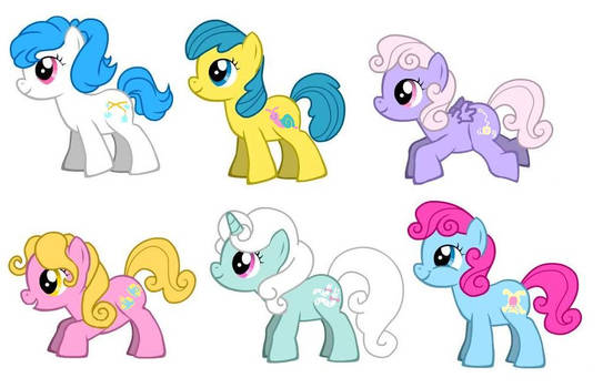 MLP FIM G1 Y7 Newborn Baby Ponies