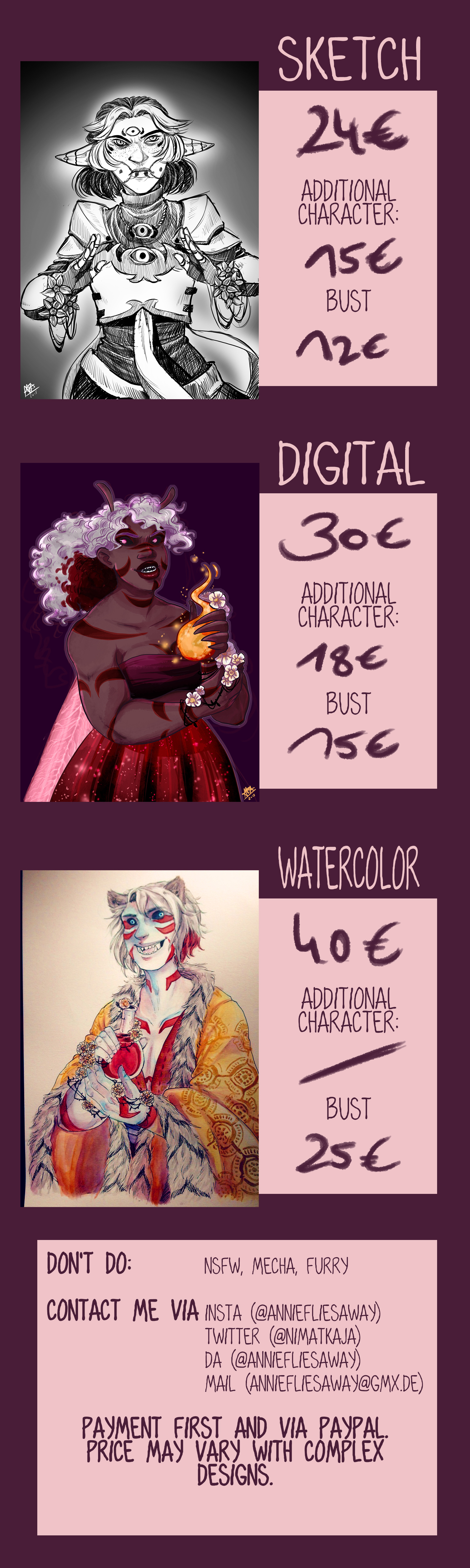 Commission Sheet - OPEN