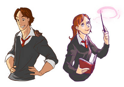 HP AU: Nod and MK