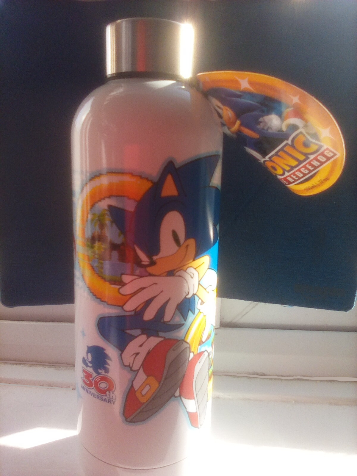 Sonic the Hedgehog 30th Anniversary Water Bottle by SpecialFunWorld on  DeviantArt