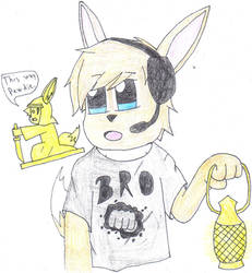 Pewdie the eevee :3