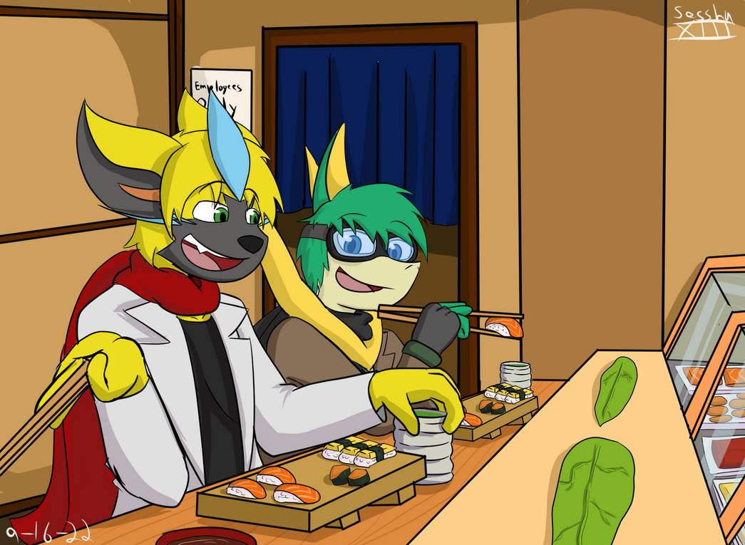 Sushi night by SesshaXIII on DeviantArt