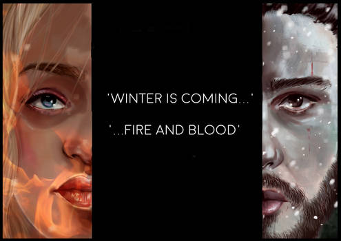 Game of thrones, Winter is coming Fire and blood