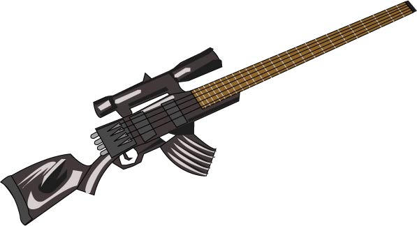 Gong Bass e Gong Bass "Jaguar". Sniper_rifle_bass_guitar_by_bambi_bungalow_d21tztl-fullview.jpg?token=eyJ0eXAiOiJKV1QiLCJhbGciOiJIUzI1NiJ9.eyJzdWIiOiJ1cm46YXBwOjdlMGQxODg5ODIyNjQzNzNhNWYwZDQxNWVhMGQyNmUwIiwiaXNzIjoidXJuOmFwcDo3ZTBkMTg4OTgyMjY0MzczYTVmMGQ0MTVlYTBkMjZlMCIsIm9iaiI6W1t7ImhlaWdodCI6Ijw9MzI0IiwicGF0aCI6IlwvZlwvMjNiY2Q0OTgtNDE5YS00MzQ1LTgxZDEtODkzZjViYjU2ZTI4XC9kMjF0enRsLWVkNjljYTJmLTJhZmYtNGExYi04YjY3LTVmZjhhMDM5ZTg5Yy5qcGciLCJ3aWR0aCI6Ijw9NTk3In1dXSwiYXVkIjpbInVybjpzZXJ2aWNlOmltYWdlLm9wZXJhdGlvbnMiXX0