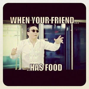 when we have food...