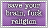 Save your brain by black-cat16-stamps