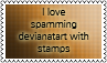 Spamming by black-cat16-stamps