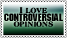 Controversial opinions by black-cat16-stamps