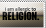 Allergic to religion