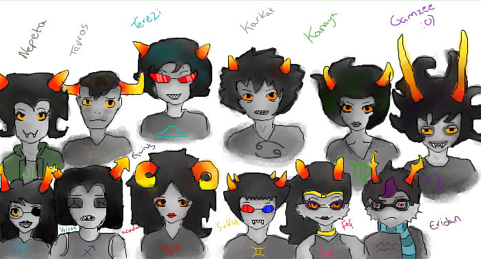 First Drawing of Homestuck by CosmlcPunk on DeviantArt