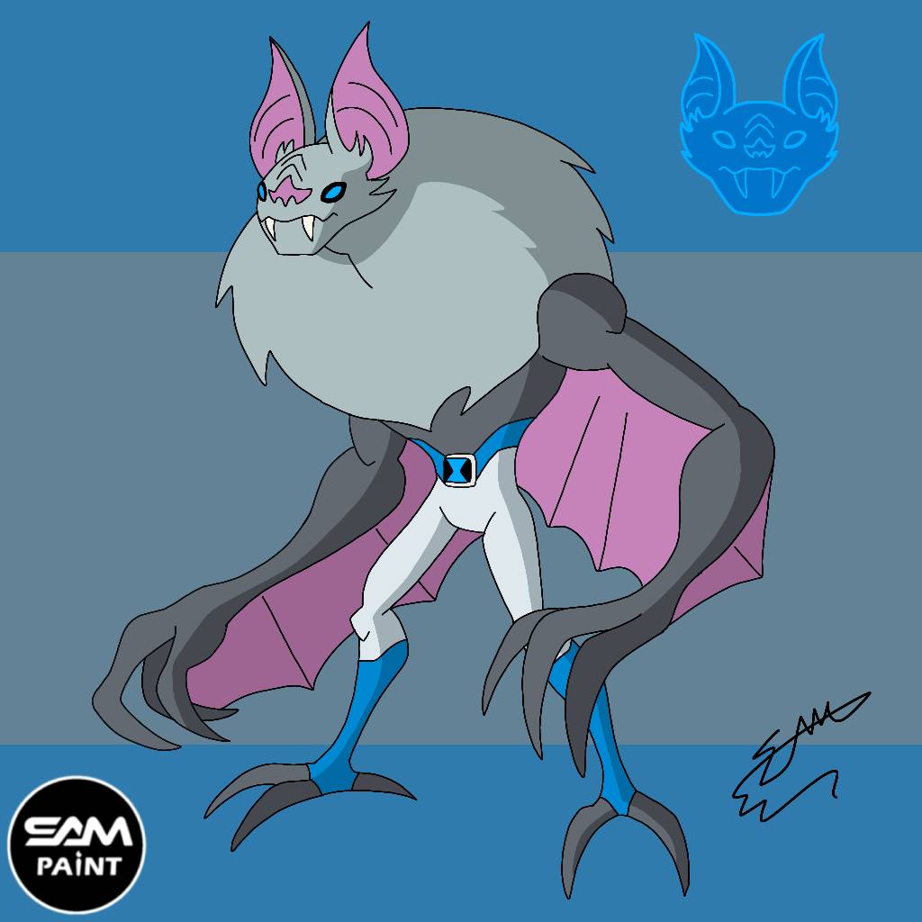 Tom 10 aliens: Were Bat by sam83000 on DeviantArt