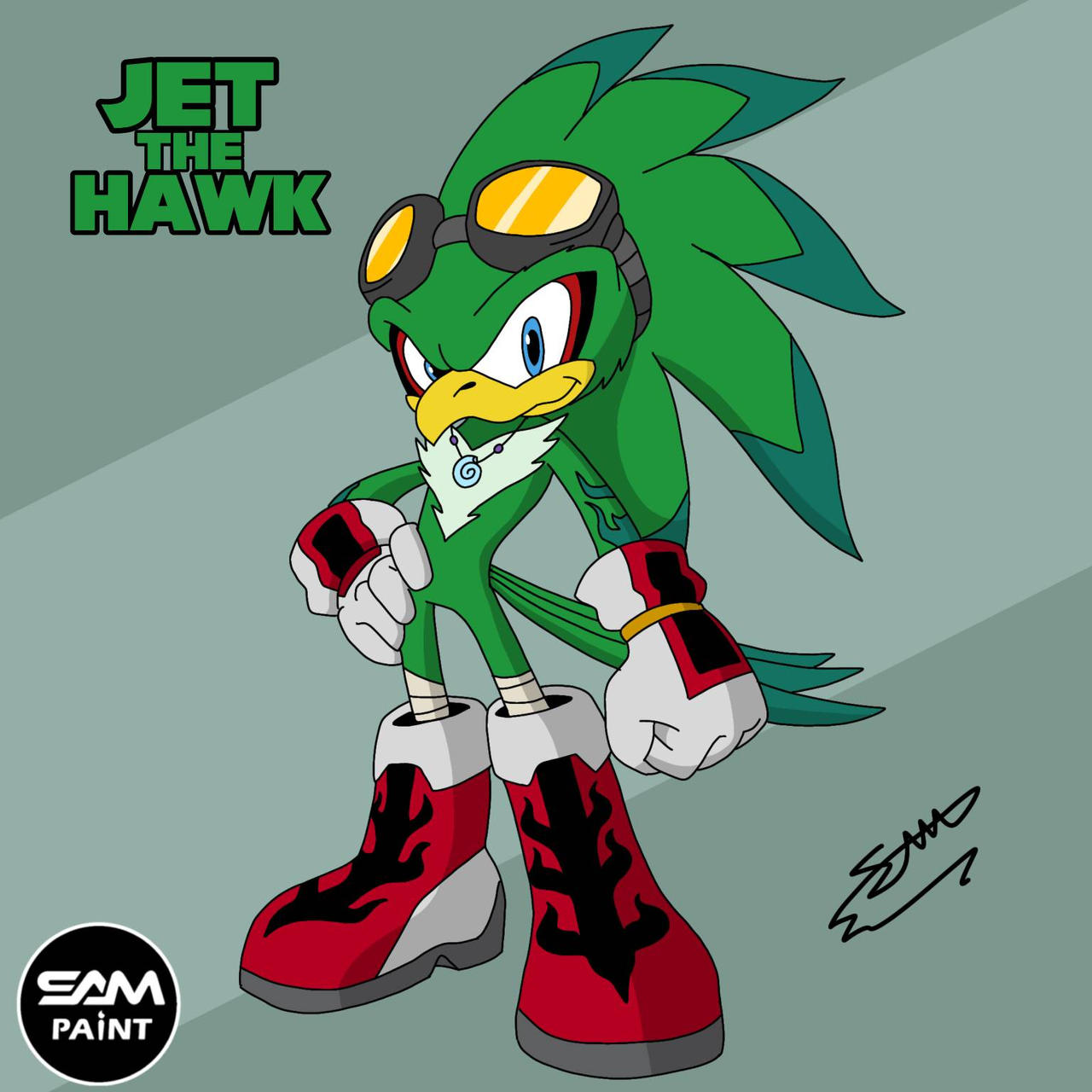 Jet The Hawk Rizz Jet the Hawk by sam83000 on DeviantArt