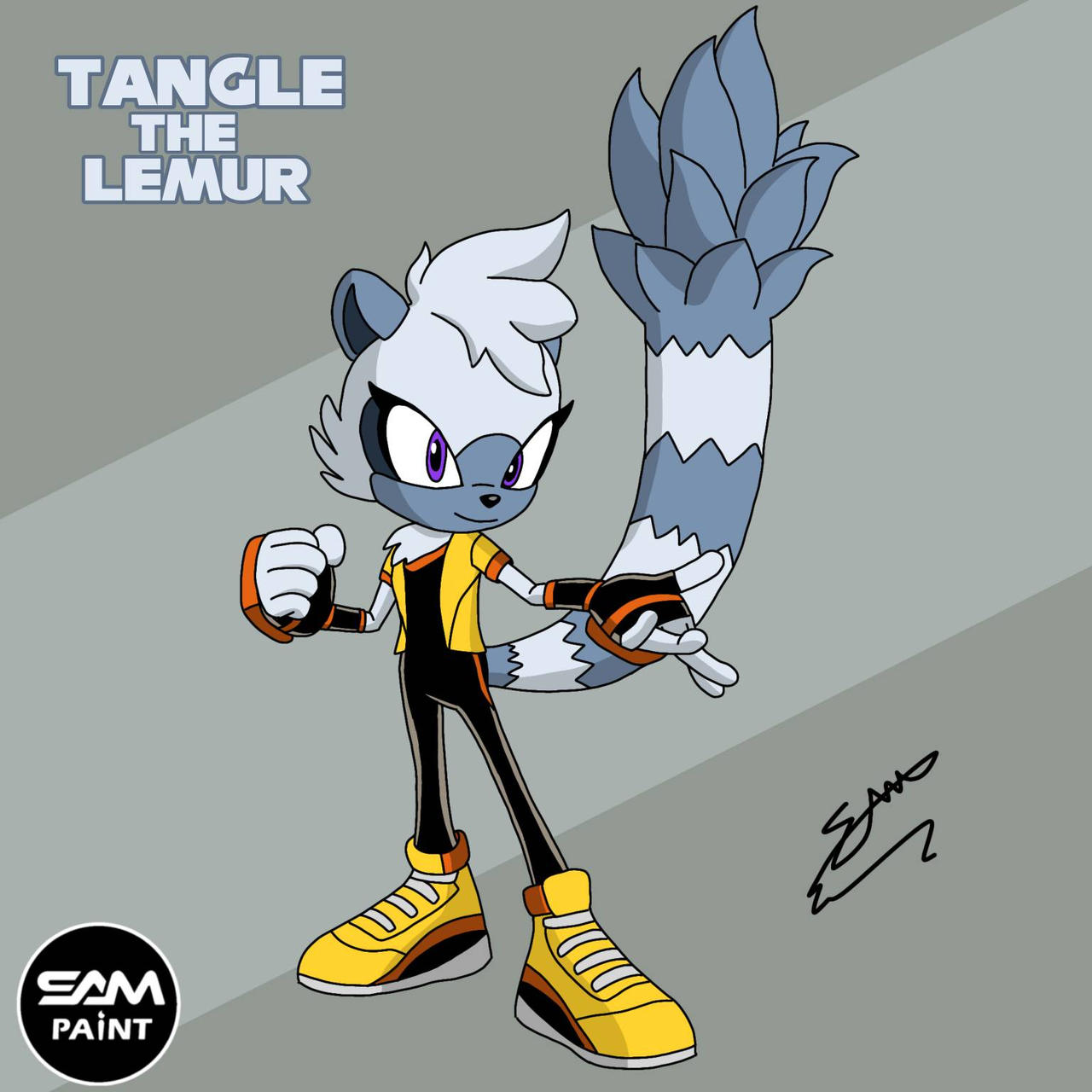 Tangle the lemur by sam83000 on DeviantArt