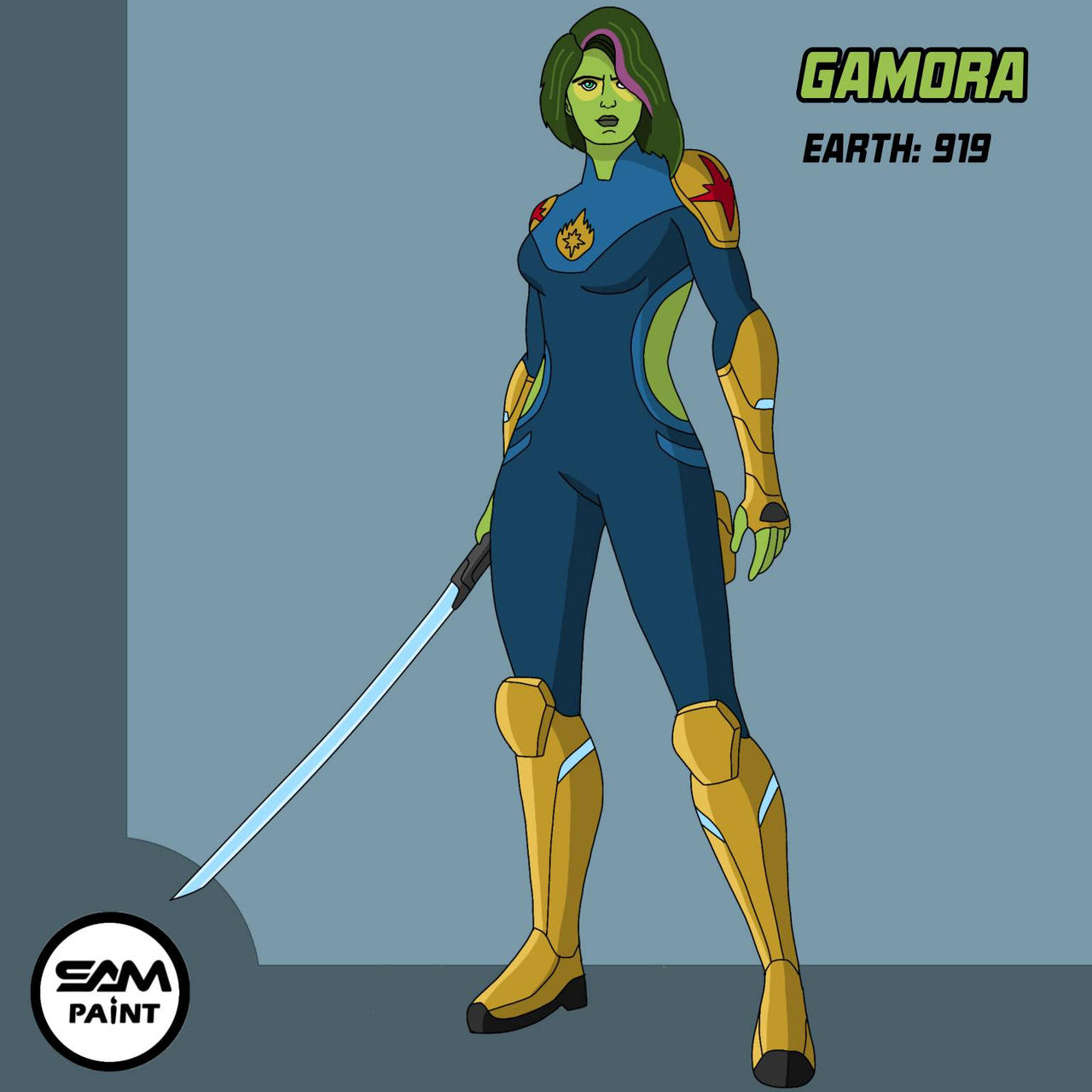 Gamoras Hand Marvel 919: Gamora by sam83000 on DeviantArt