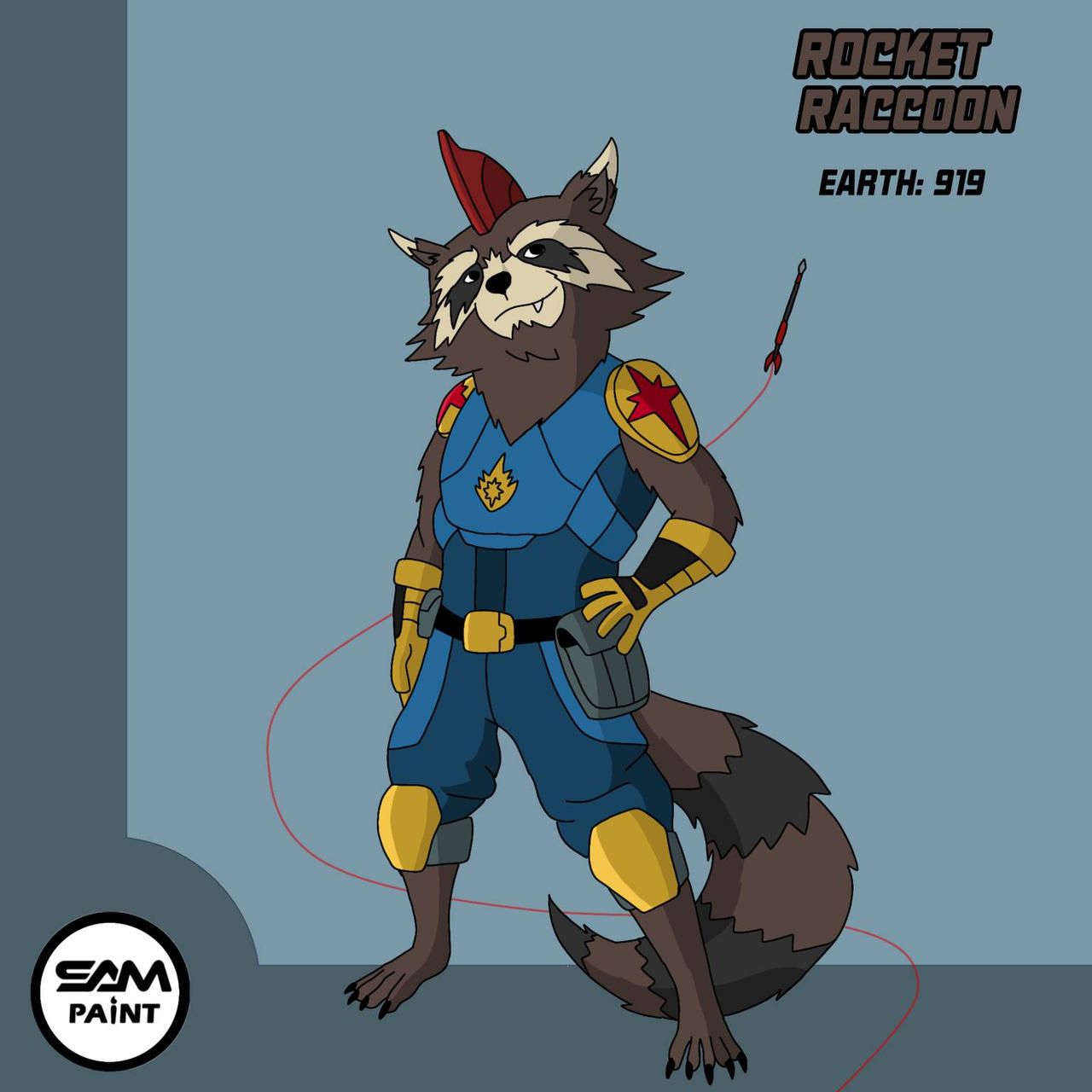 Sam The Racoon Marvel 919: Rocket raccoon by sam83000 on DeviantArt