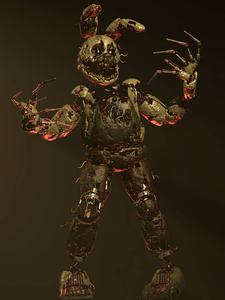 (sfm-fnaf) stylized springtrap retexture by p01ly on DeviantArt