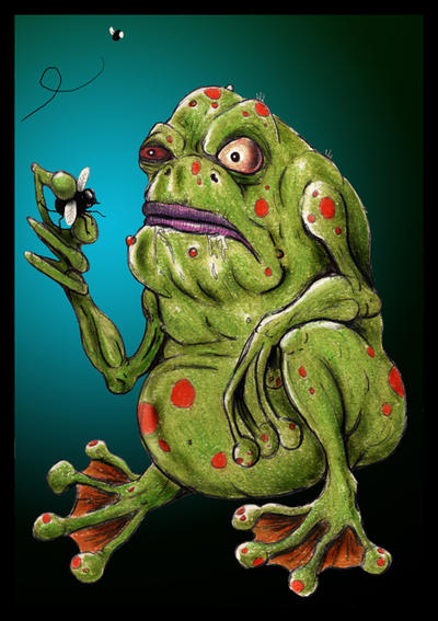 Toad Horror Evil Toad by ivoryillustration on DeviantArt