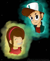 Gravity Falls Fanart - Dipper and Mabel