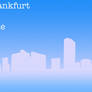 Frankfurt in blue