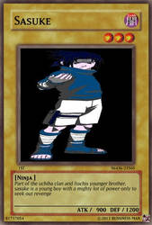 Sasuke As An Yu-Gi-Oh Card