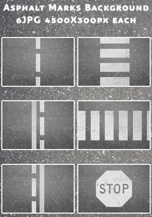 Asphalt Marks Background