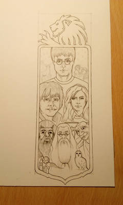 Harry Potter Bookmark - without colours