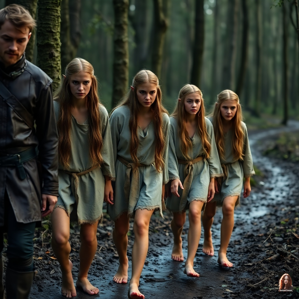 EMT Captured elves escorted to work 1L by RachaelJaneM on DeviantArt