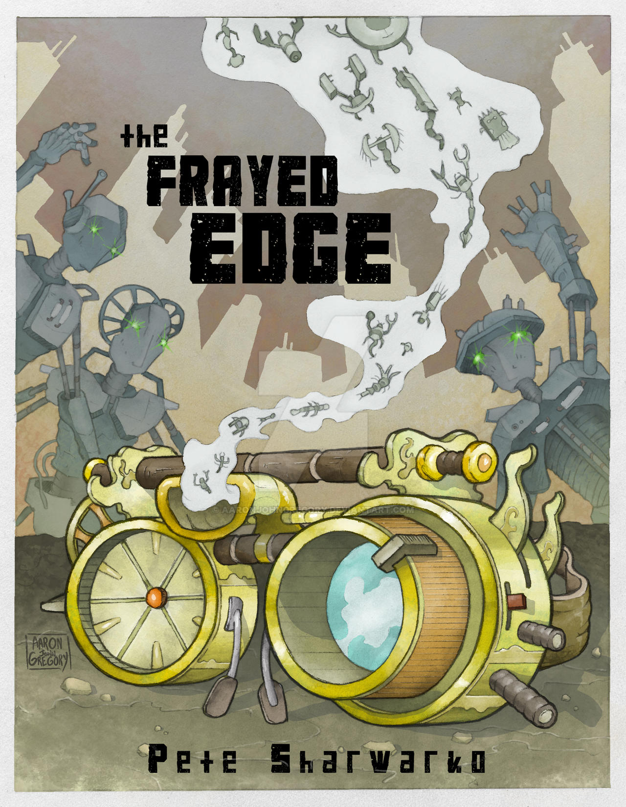 The Frayed Edge - cover art and design