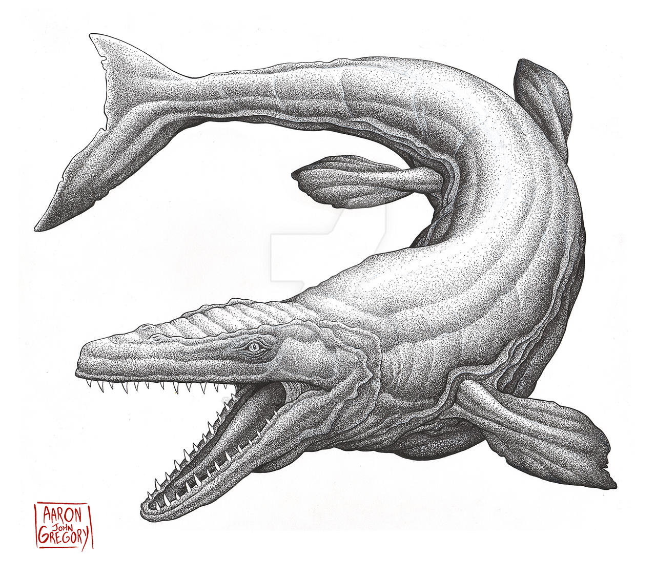 Mosasaurus by aaronjohngregory on DeviantArt