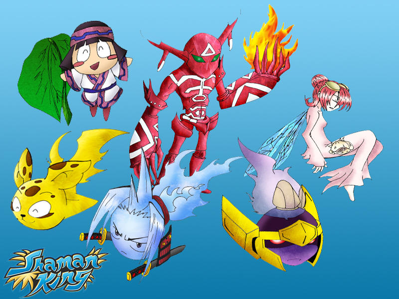Shaman King Spirits by Tenchiasamiya on DeviantArt