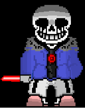 Killer killer sans creds to tntsanslogan13 pixel art