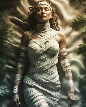 Egyptian woman bandage style 