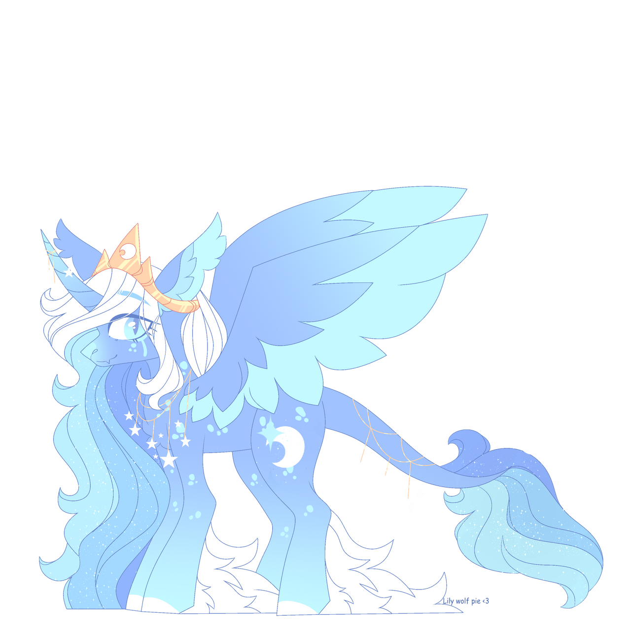 MLP Princess Luna Redesign (Shyverse) by Lilywolfpie on DeviantArt