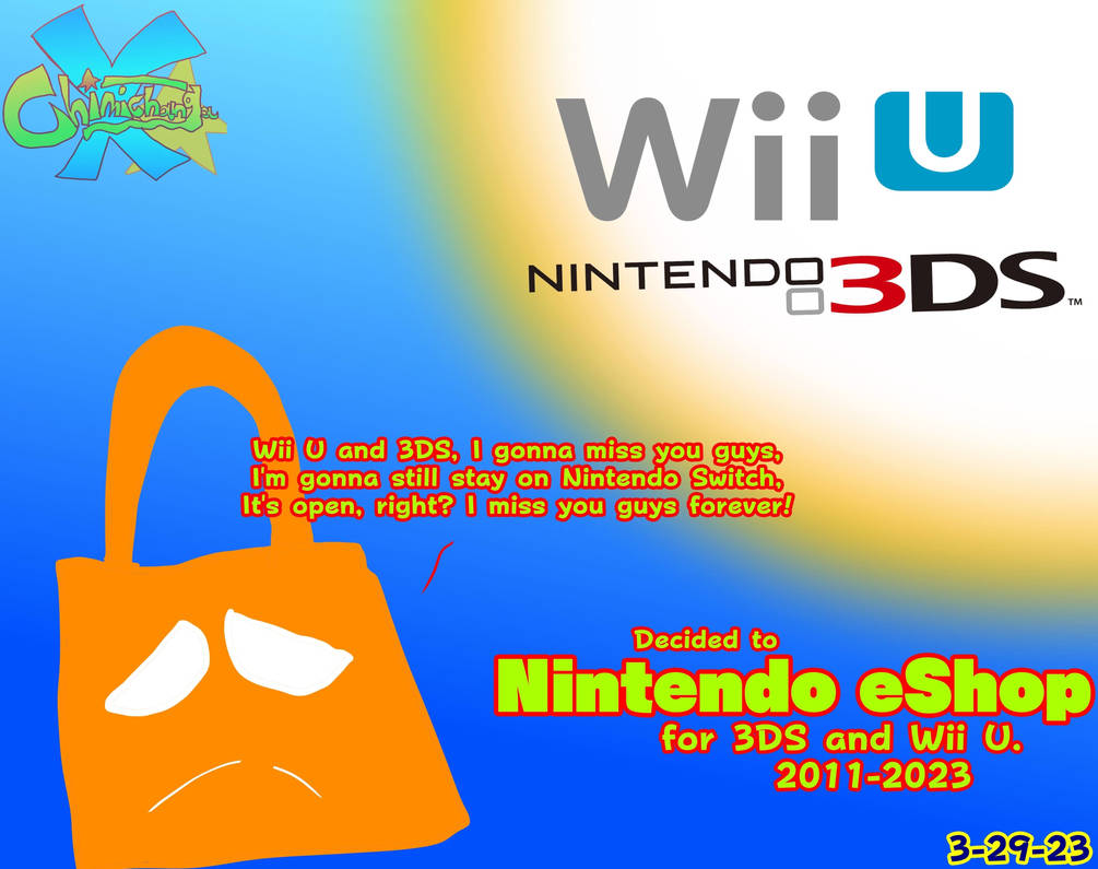 In memory of the 3DS and Wii U eShop by rabbidlover01 on DeviantArt