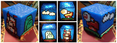 Super Mario World Hama LED Lamp