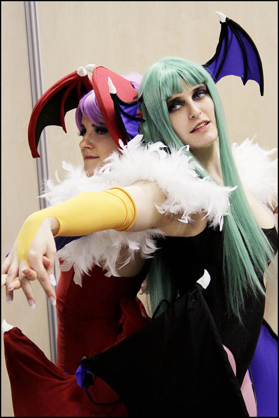 Cosplay Morrigan+Lilith tango