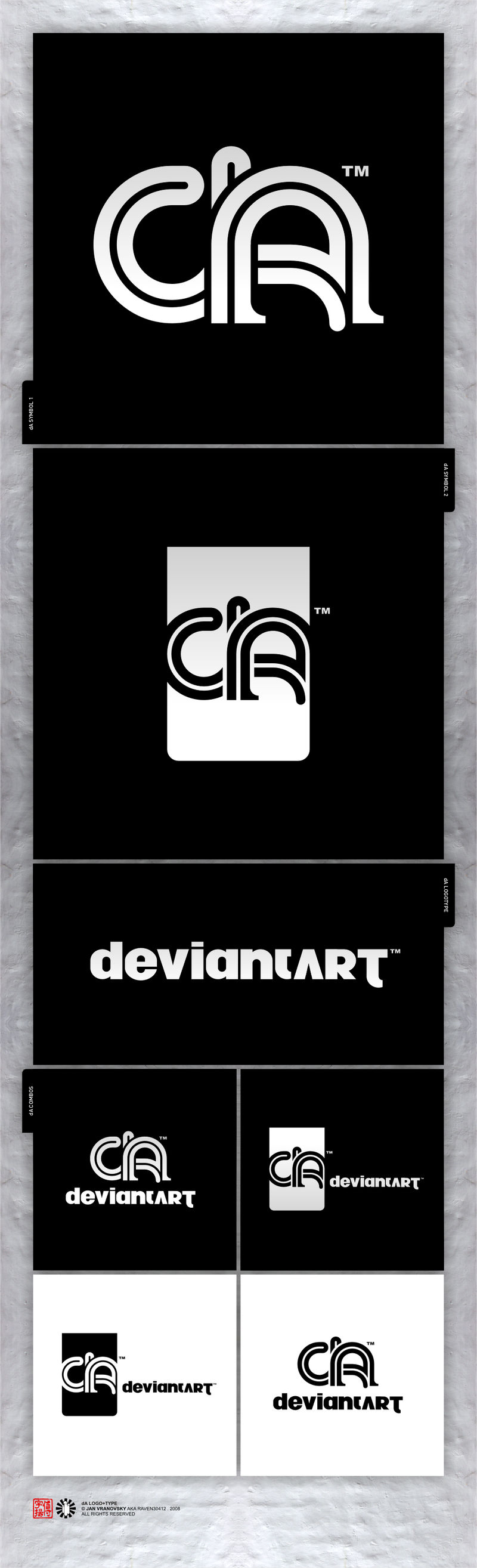 dA logo+type by Raven30412