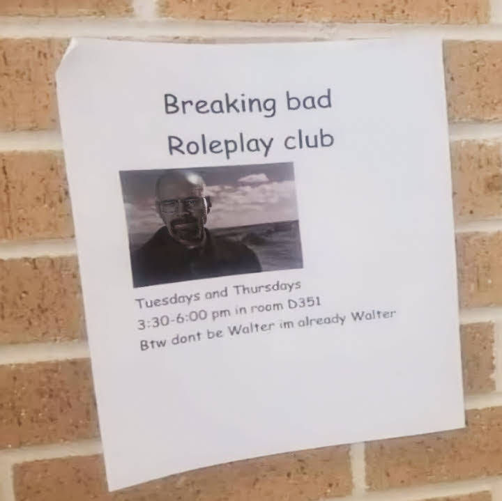Breaking Bad Roleplay Club By Michaeldesantagtafan On DeviantArt breaking-bad-roleplay-club-by-michaeldesantagtafan-on-deviantart